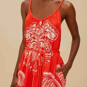 Women's Majestic Coconut Tree Maxi Dress (size Large)